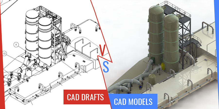 CAD Models vs CAD Drafts